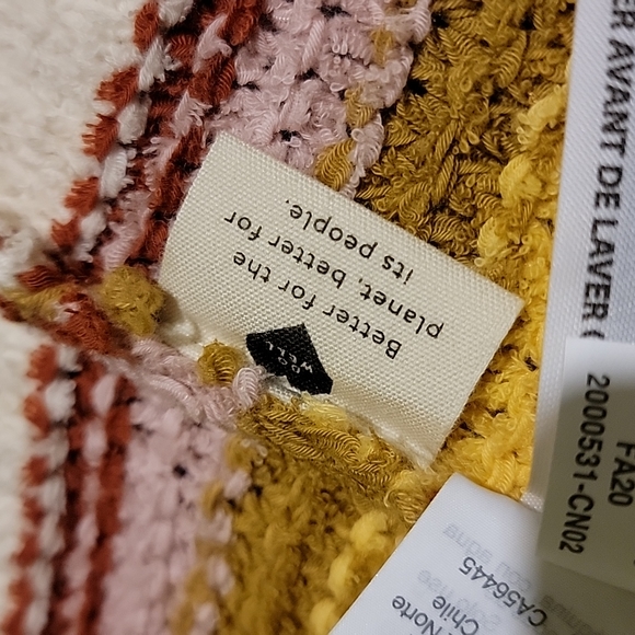 Madewell Striped Diaz Open Knit Cardigan Size Small S NWT - Picture 6 of 11